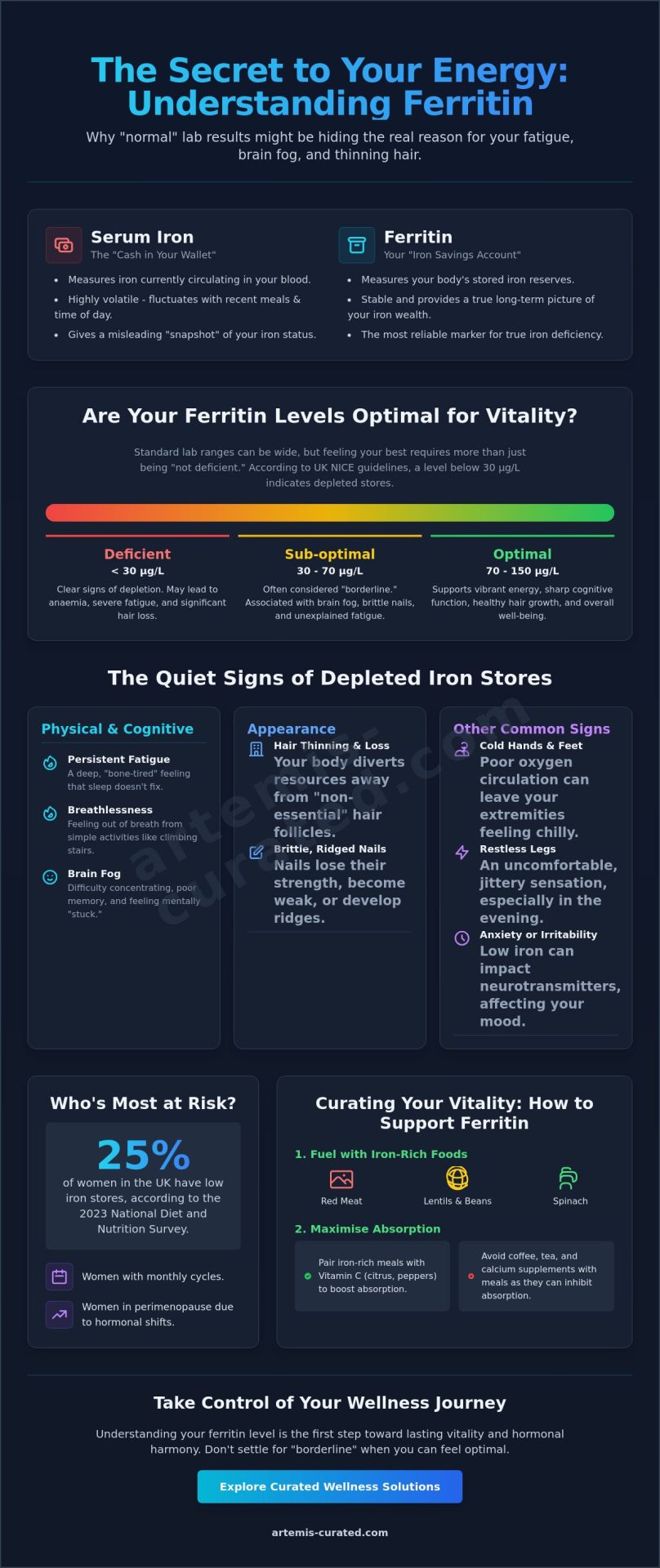 Understanding Ferritin: A Woman’s Guide to Iron, Energy, and Vitality in 2026